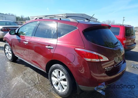 2012 Nissan Murano Sv z USA, uszkodzony, nr VIN JN8AZ1MU8CW113875